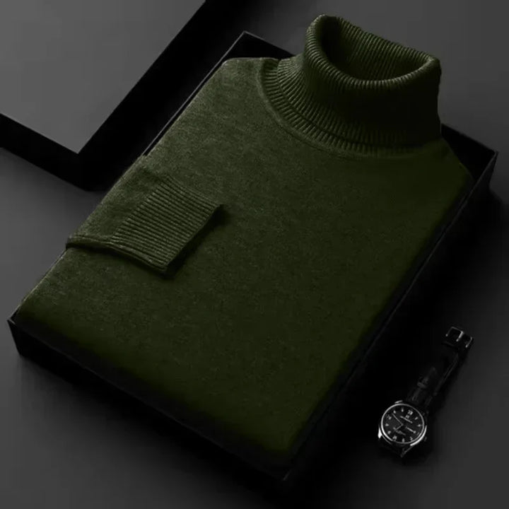 Franco - Cozy Knit Turtleneck Sweater
