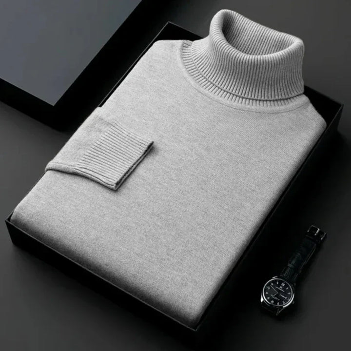 Franco - Cozy Knit Turtleneck Sweater