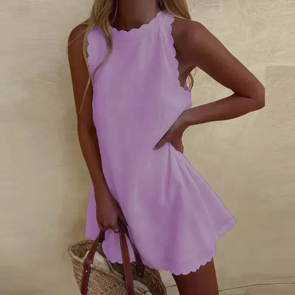 Leah - Sleeveless Loose Dress