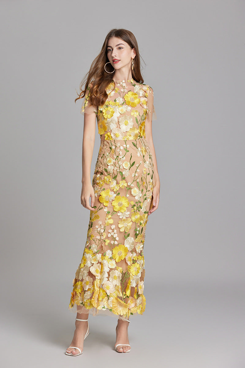 Jessica - Elegant Floral Dress