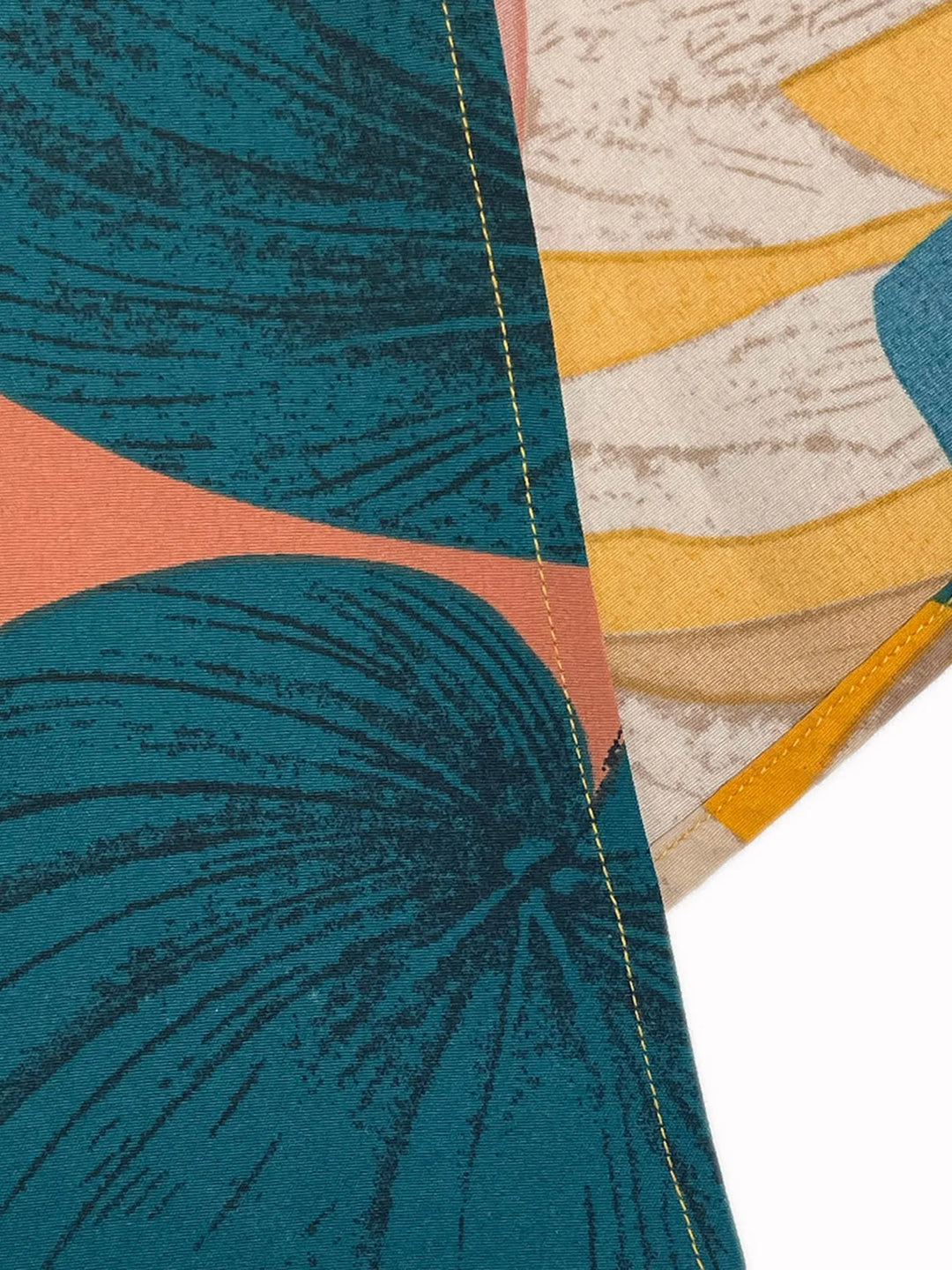 Olivia — Leaf Print Wrap Maxi