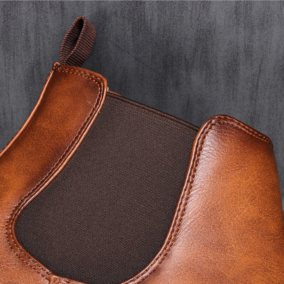 Wayne - Retro Cowhide Boots