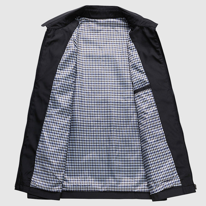 Sean- Solid Color Loose Lapel Jacket