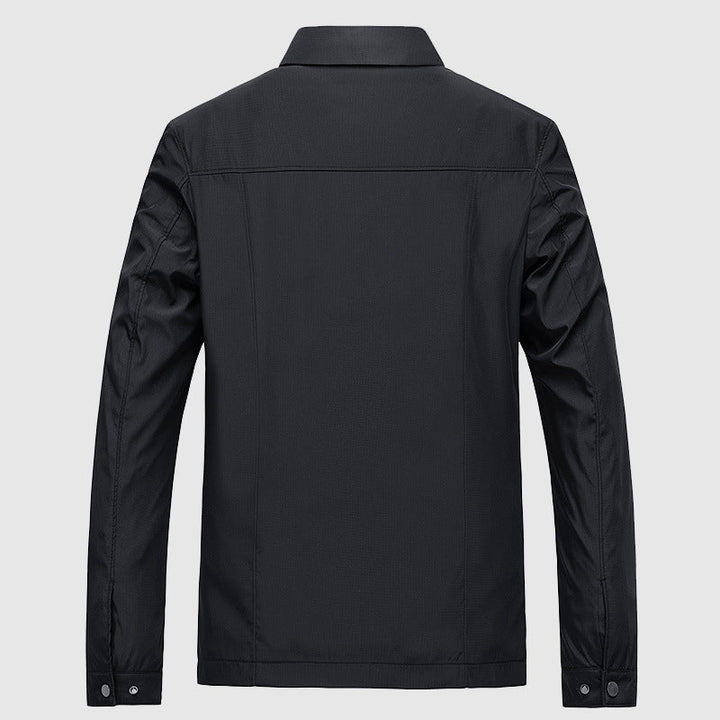 Sean- Solid Color Loose Lapel Jacket