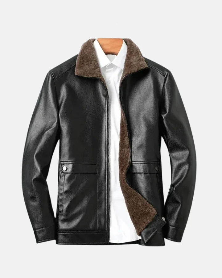 Wilder - Fur PU Leather Jacket