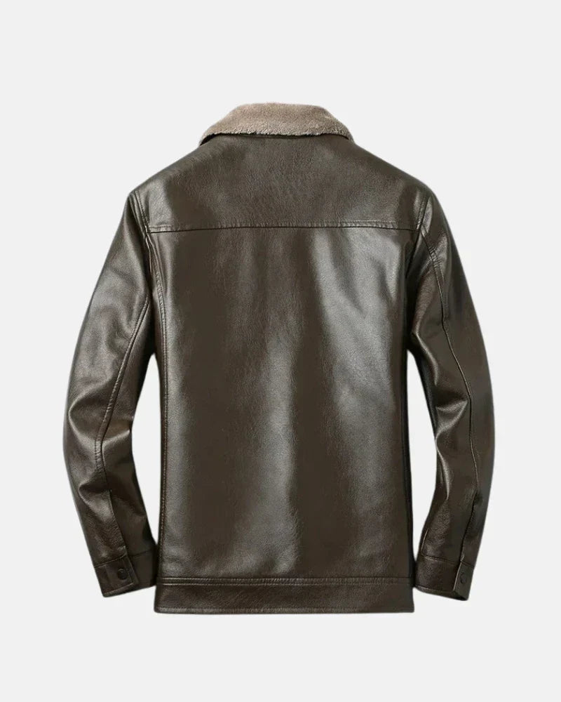 Wilder - Fur PU Leather Jacket