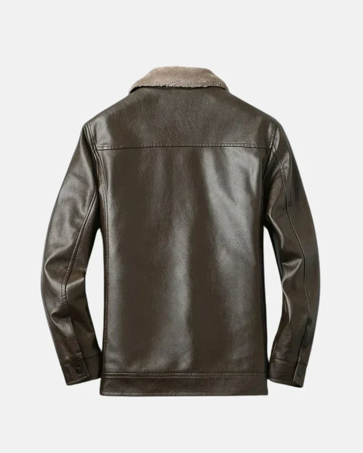 Wilder - Fur PU Leather Jacket