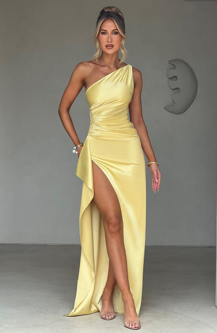 Sherrie - Backless Slit Maxi Dress