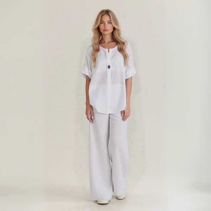 Amanda | Artisan Linen-Cotton Blend Set