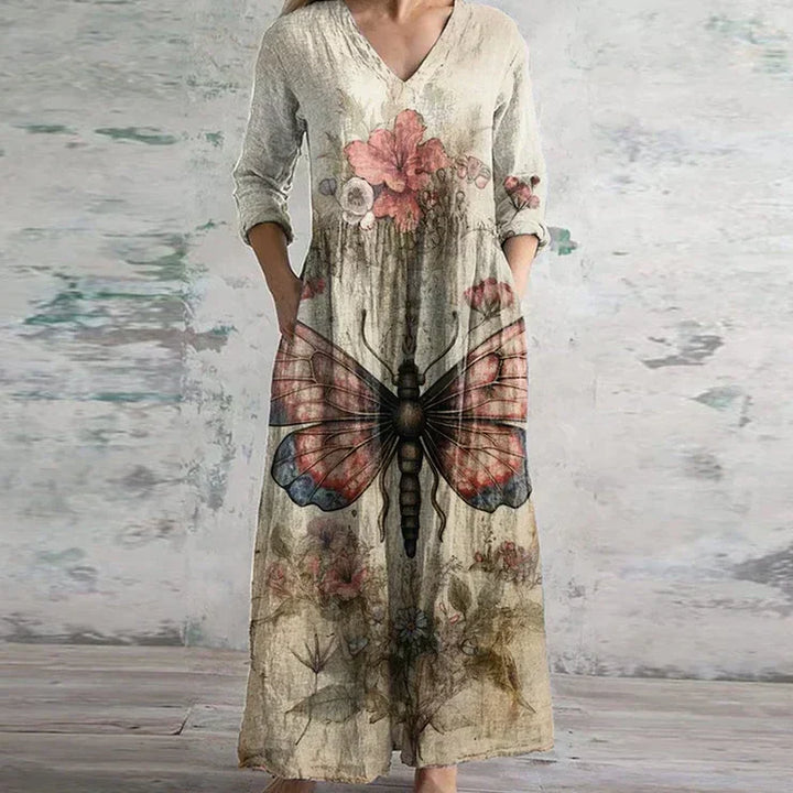 Miya™ | Elegant Retro Maxi Dress