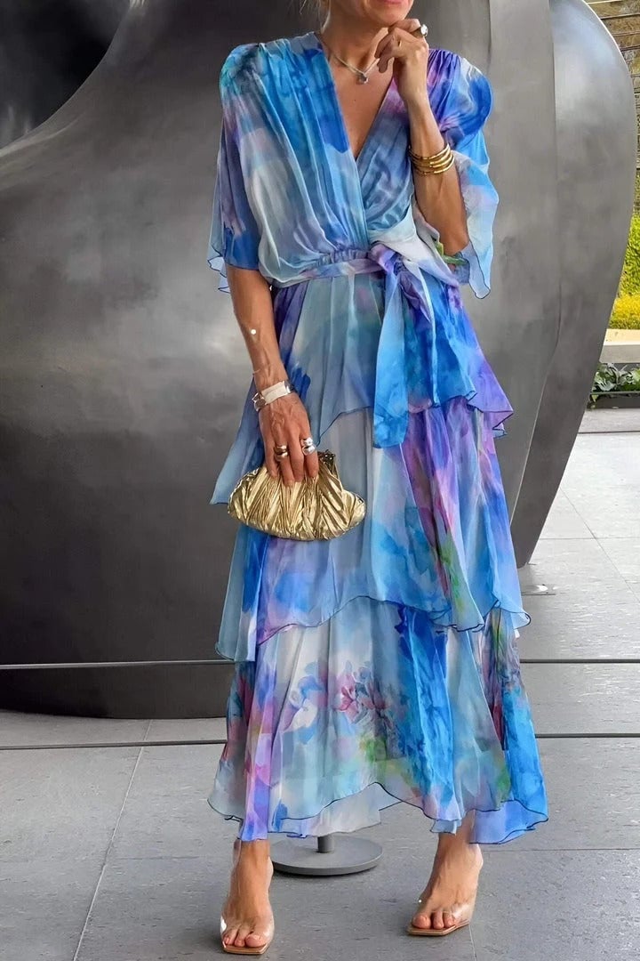 Zelina™ | Elegant Bohemian Maxi Dress