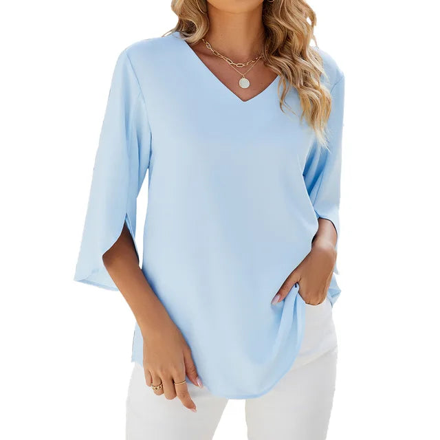 Cara™ | V-neck Blouse