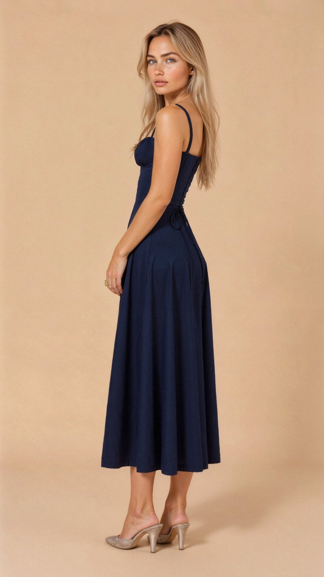 LIV | Chic Bustier Waist Dress – Effortlessly Achieve a Timeless Feminine Silhouette