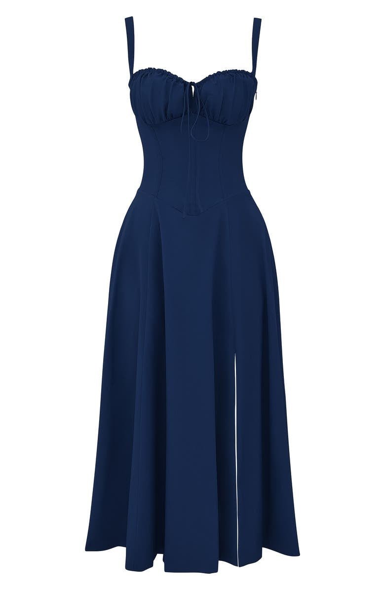 LIV | Chic Bustier Waist Dress – Effortlessly Achieve a Timeless Feminine Silhouette