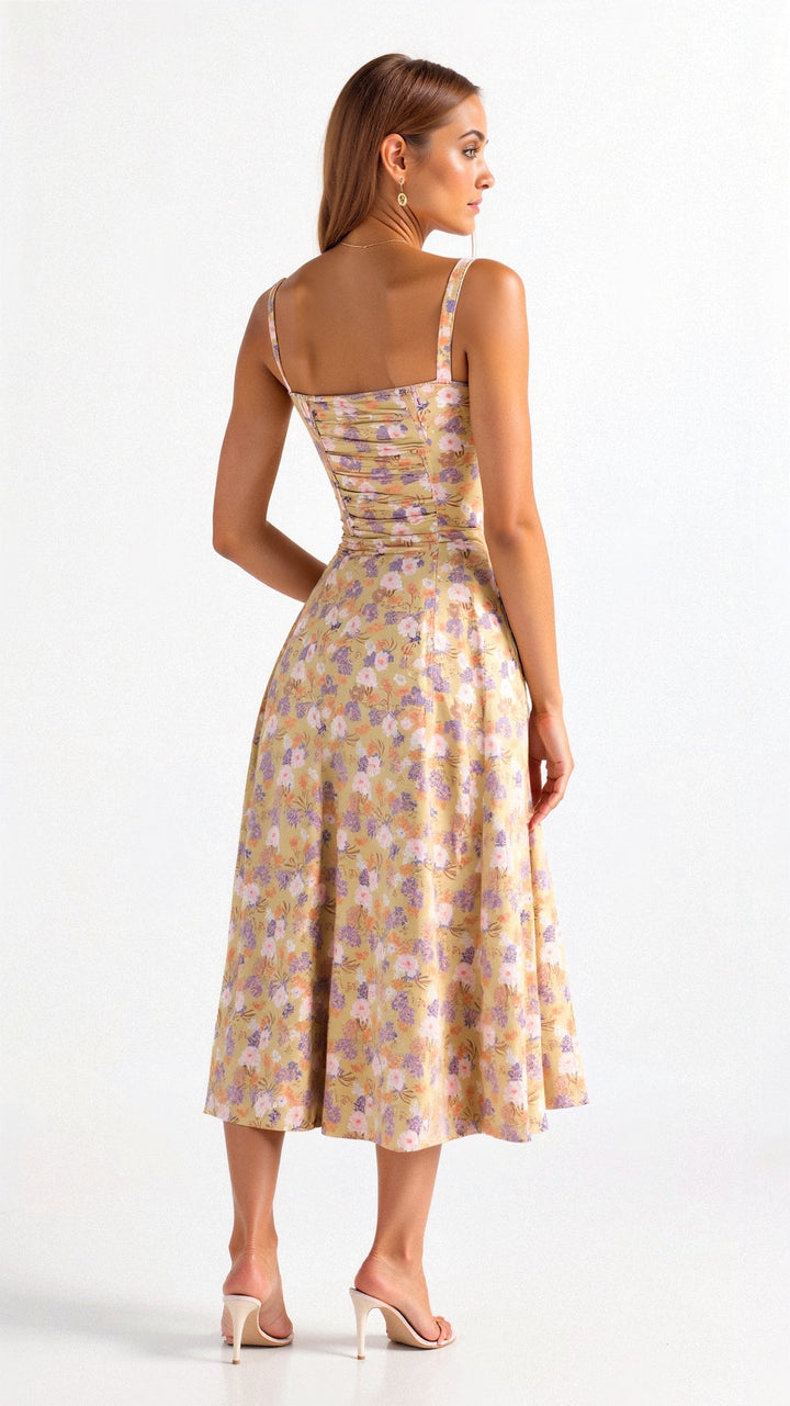 LIV | Chic Bustier Waist Dress – Effortlessly Achieve a Timeless Feminine Silhouette