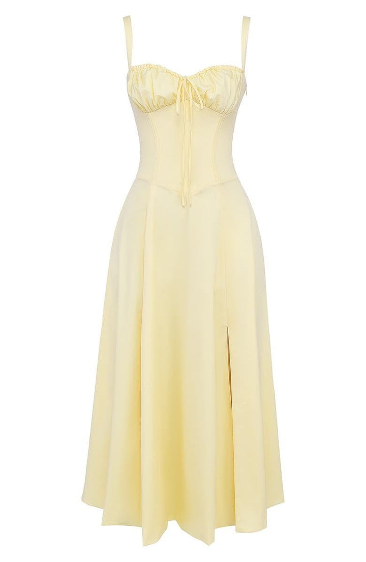 LIV | Chic Bustier Waist Dress – Effortlessly Achieve a Timeless Feminine Silhouette