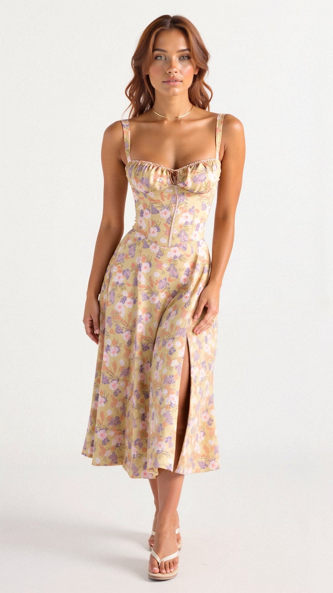 LIV | Chic Bustier Waist Dress – Effortlessly Achieve a Timeless Feminine Silhouette