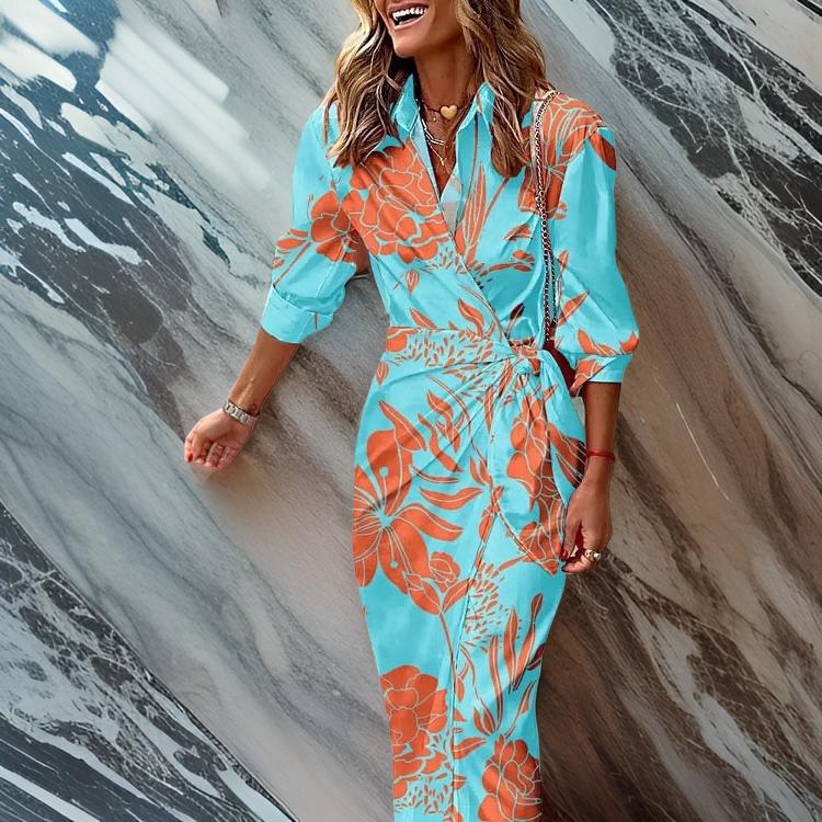 Madisson® | Printed Wrap Dress