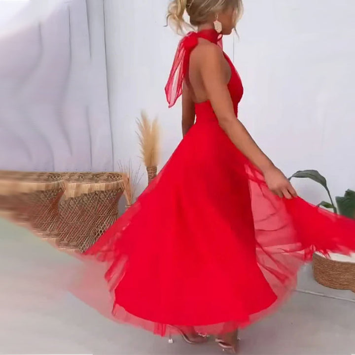 Aria - Turtleneck Spring Dress