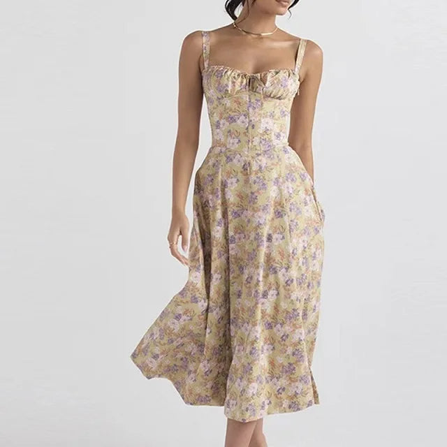Odette - Boho Slip Skirt Summer Dress | 50% OFF